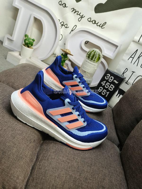 Adidas UltraBoost Light "Lucid Blue Coral Fusion" - Lucid Blue/Coral Fusion/Blue Fusion - HP3343 Classic Running Shoes