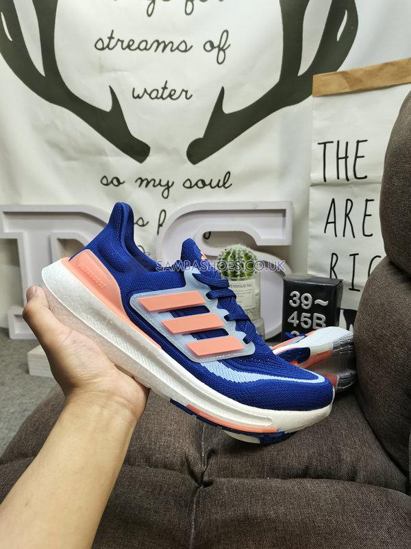 Adidas UltraBoost Light "Lucid Blue Coral Fusion" - Lucid Blue/Coral Fusion/Blue Fusion - HP3343 Classic Running Shoes