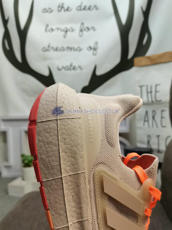 Adidas UltraBoost Light "Wonder Taupe" - Wonder Taupe/Wonder Taupe/Solar Red - HQ6343 Classic Running Shoes