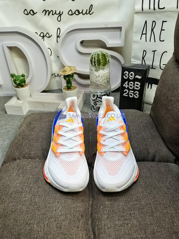 Adidas UltraBoost Light "White Solar Gold" - Cloud White/Solar Gold/Lucid Blue - HQ6352 Classic Running Shoes