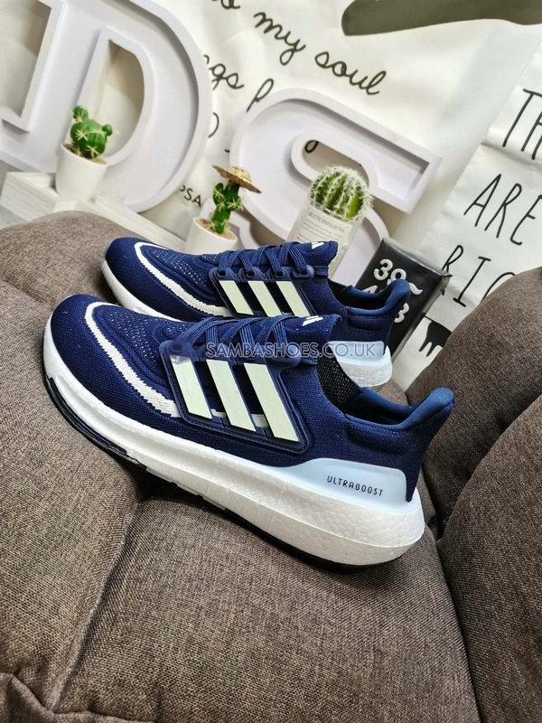 Adidas UltraBoost Light "Dark Blue Cream" - Dark Blue/Cream White/Core Black - HP9203 Classic Running Shoes