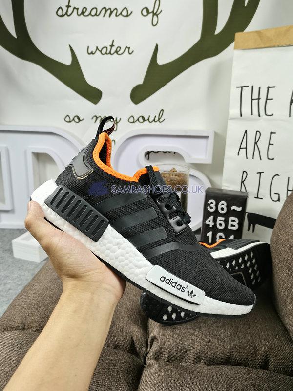 Adidas NMD_R1 "Black Orange" - Black/Orange/White - BD3588 Classic Originals Shoes