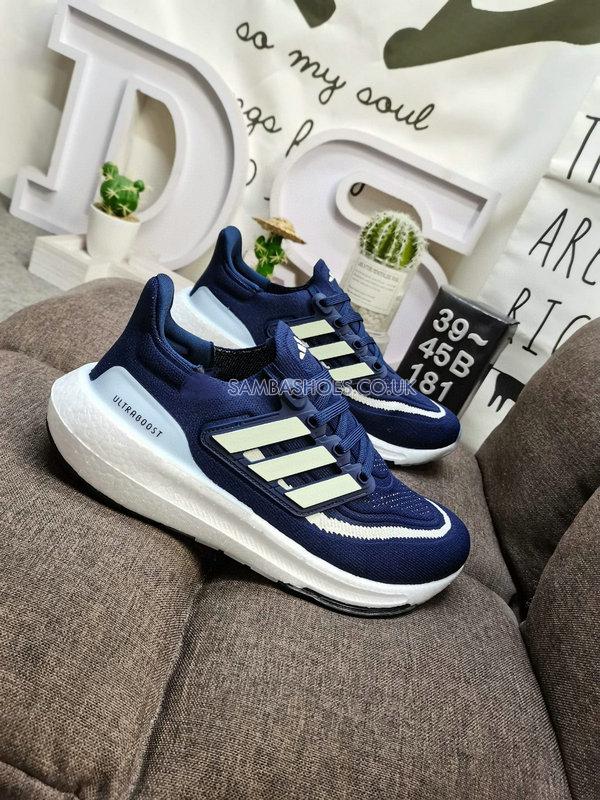 Adidas UltraBoost Light "Dark Blue Cream" - Dark Blue/Cream White/Core Black - HP9203 Classic Running Shoes