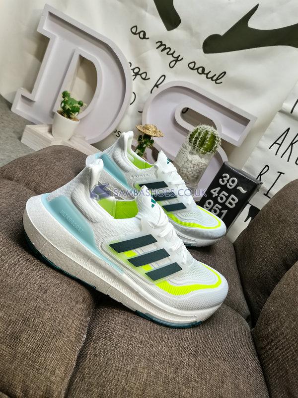 Adidas UltraBoost Light "White Arctic Night" - Cloud White/Arctic Night/Lucid Lemon - IE1768 Classic Running Shoes