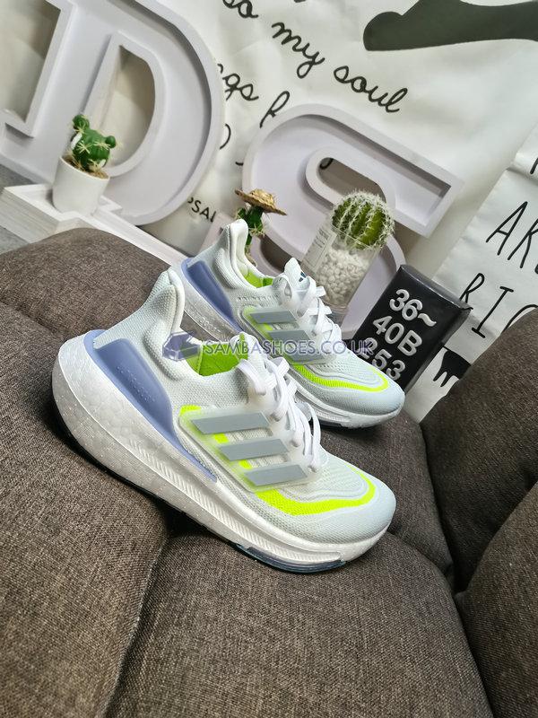 Adidas UltraBoost Light "White Wonder Blue" - Cloud White/Wonder Blue/Lucid Lemon - IE1775 Classic Running Shoes