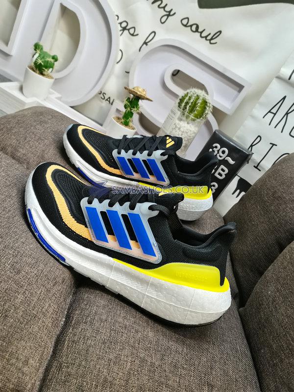 Adidas UltraBoost Light "Black Lucid Blue" - Core Black/Lucid Blue/Bright Yellow - HP9204 Classic Running Shoes