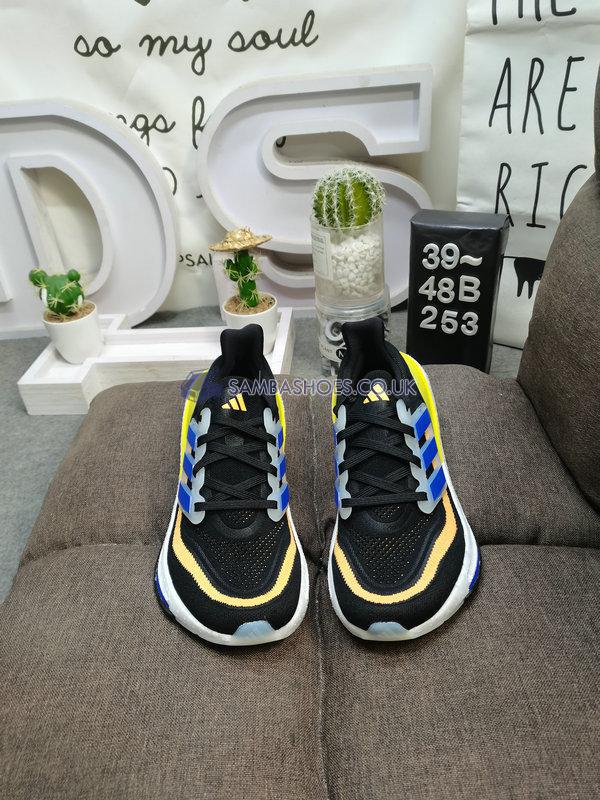 Adidas UltraBoost Light "Black Lucid Blue" - Core Black/Lucid Blue/Bright Yellow - HP9204 Classic Running Shoes