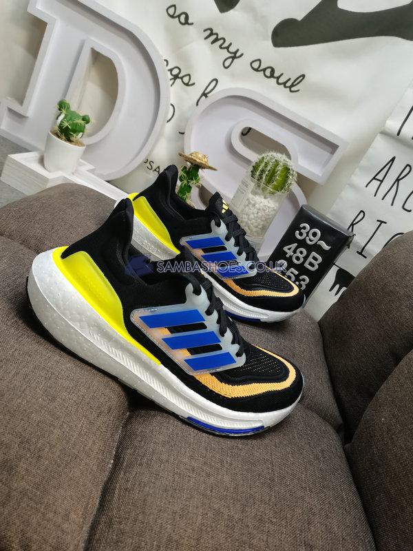 Adidas UltraBoost Light "Black Lucid Blue" - Core Black/Lucid Blue/Bright Yellow - HP9204 Classic Running Shoes