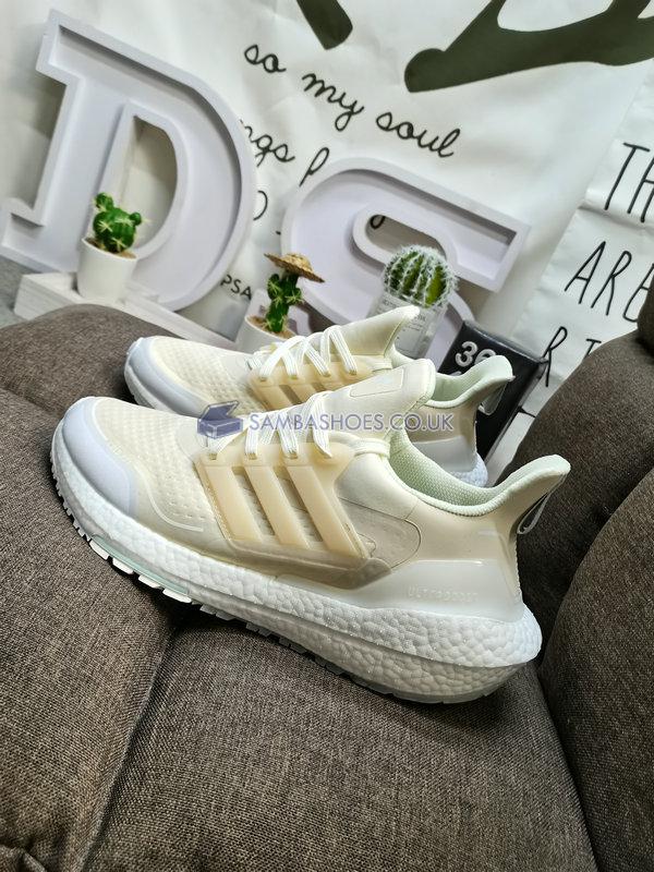 Adidas UltraBoost 21 Cold.Rdy "Wonder White" - Wonder White/Halo Blue - FY3955 Classic Running Shoes