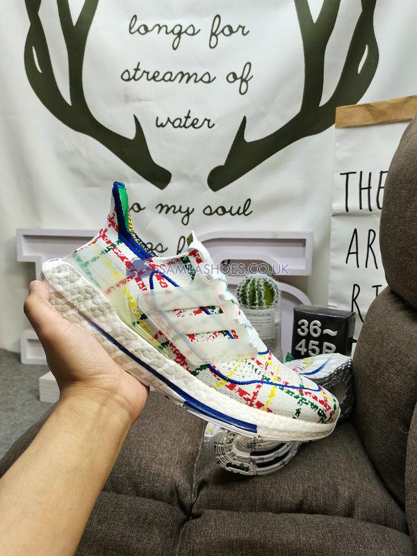 Adidas Palace x UltraBoost 21 "White Multicolor" - Multicolor/Clear-Core White - GY5556 Classic Running Shoes