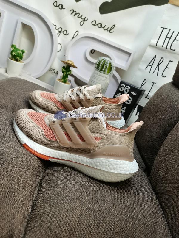 Adidas UltraBoost 21 "Halo Blush" - Halo Blush/Wonder White/Ambient Blush - S23838 Classic Running Shoes