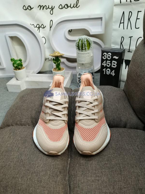 Adidas UltraBoost 21 "Halo Blush" - Halo Blush/Wonder White/Ambient Blush - S23838 Classic Running Shoes