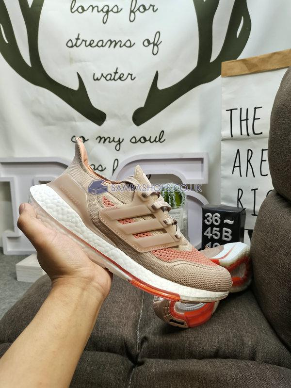 Adidas UltraBoost 21 "Halo Blush" - Halo Blush/Wonder White/Ambient Blush - S23838 Classic Running Shoes