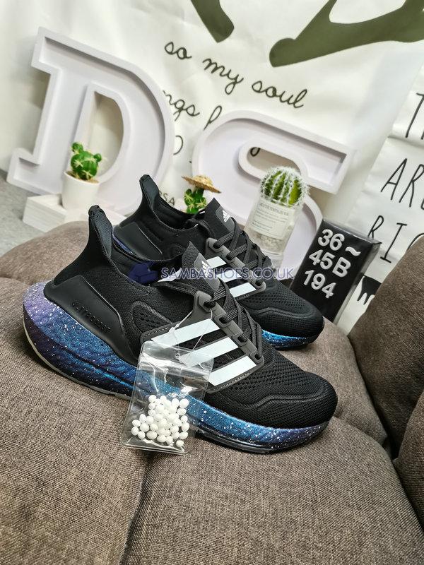 Adidas UltraBoost 21 "Black Blue Violet Metallic" - Cloud Black/Cloud White/Boost Blue Violet Metallic - FC0882 Classic Running Shoes