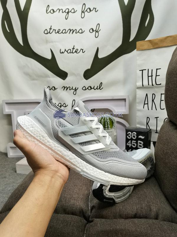 Adidas UltraBoost 21 "Solid Grey" - Solid Grey/Silver Metallic/Light Solid Grey - GV7724 Classic Running Shoes