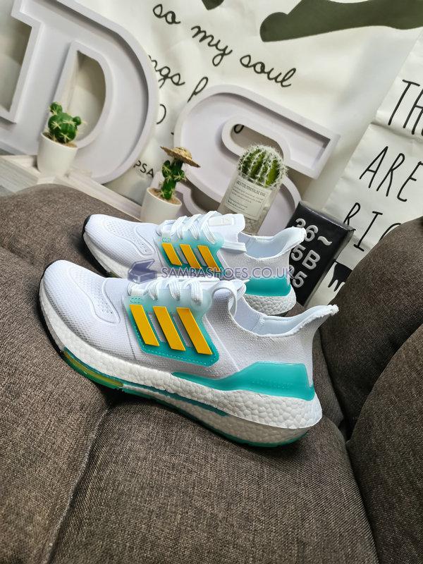 Adidas UltraBoost 22 "White Mint Rush" - Cloud White/Flash Orange/Mint Rush - GX5463 Classic Running Shoes