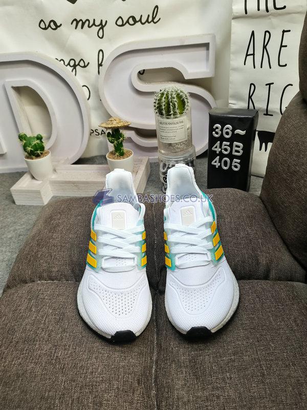 Adidas UltraBoost 22 "White Mint Rush" - Cloud White/Flash Orange/Mint Rush - GX5463 Classic Running Shoes