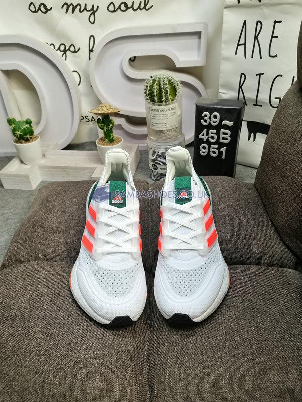 Adidas UltraBoost 21 "NCAA Pack - Miami" - Cloud White/Team Orange/Grey One - GX7966 Classic Running Shoes