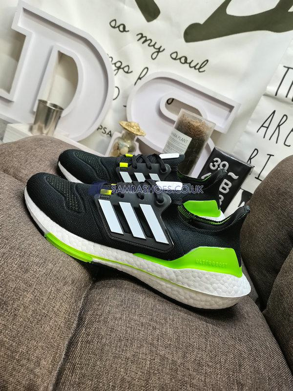 Adidas UltraBoost 22 "Black Solar Green" - Core Black/Cloud White/Solar Green - GX6640 Classic Running Shoes