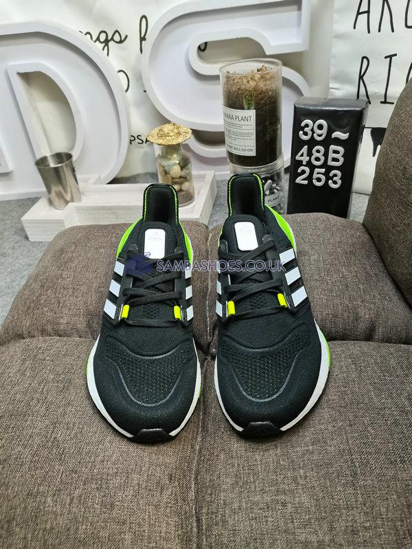 Adidas UltraBoost 22 "Black Solar Green" - Core Black/Cloud White/Solar Green - GX6640 Classic Running Shoes