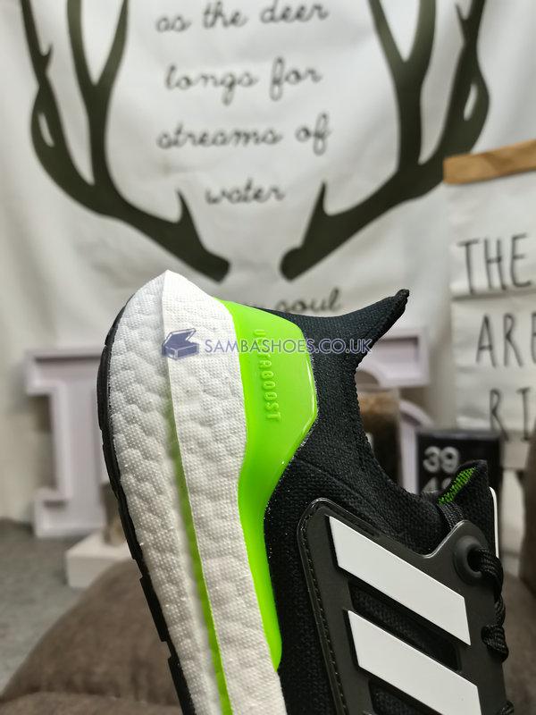 Adidas UltraBoost 22 "Black Solar Green" - Core Black/Cloud White/Solar Green - GX6640 Classic Running Shoes