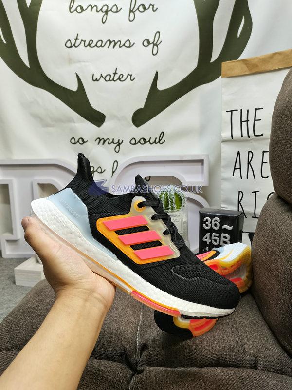 Adidas UltraBoost 22 "Black Flash Orange" - Core Black/Turbo/Flash Orange - GX5464 Classic Running Shoes