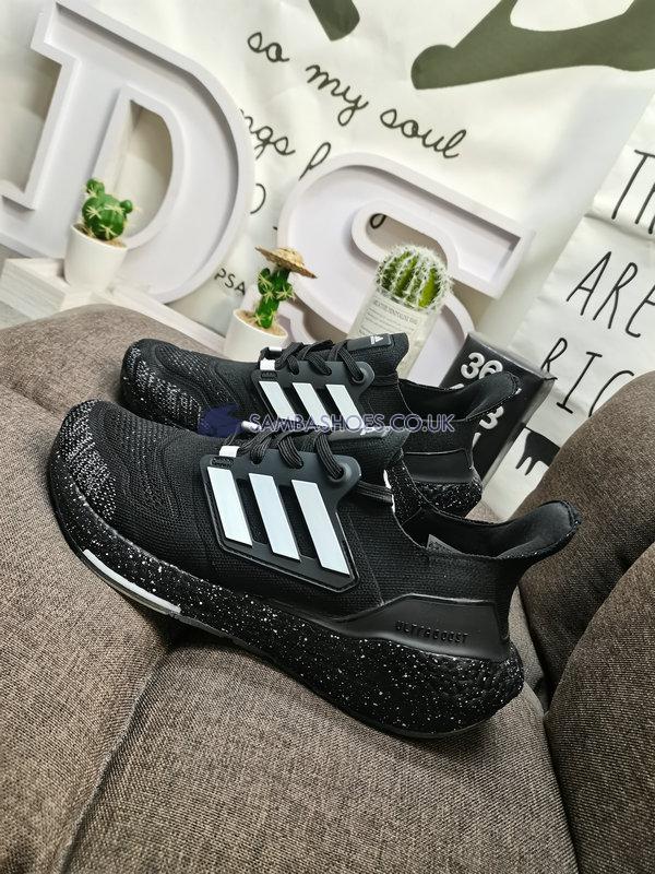 Adidas UltraBoost 22 "Black White Speckled" - Core Black/Cloud White/Core Black - HP3310 Classic Running Shoes