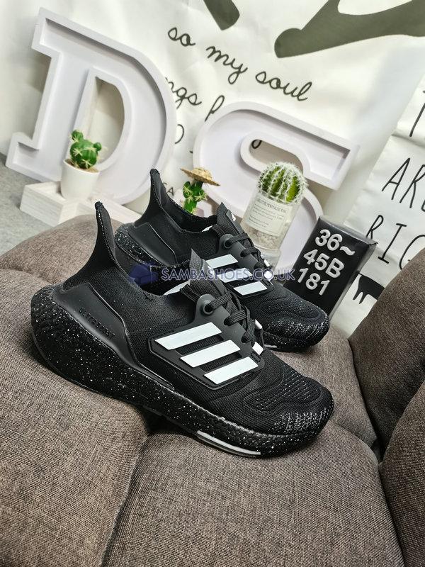 Adidas UltraBoost 22 "Black White Speckled" - Core Black/Cloud White/Core Black - HP3310 Classic Running Shoes