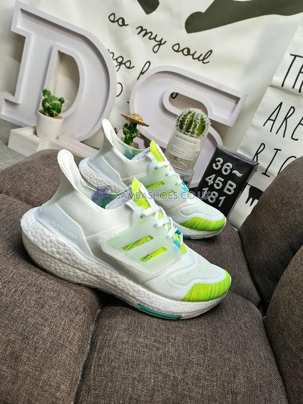 Adidas UltraBoost 22 "White Bliss Blue" - Cloud White/Cloud White/Bliss Blue - GX5913 Classic Running Shoes