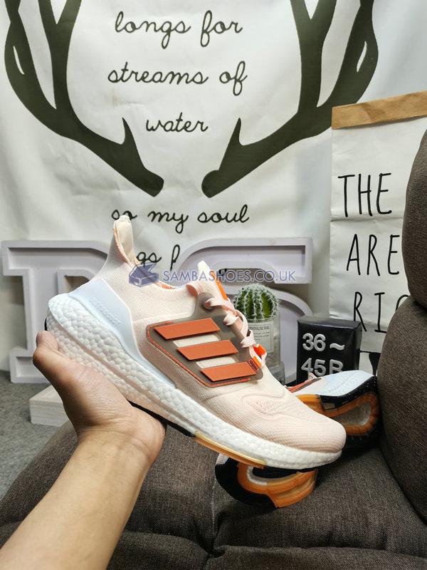 Adidas UltraBoost 22 "Aluminium Impact Orange" - Aluminium/Impact Orange/Core Black - GX6643 Classic Running Shoes