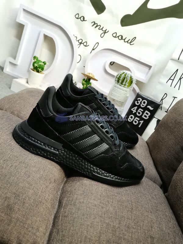 Adidas ZX 500 Boost "Core Black" - Core Black/Core Black - B42227-1 Classic Originals Shoes