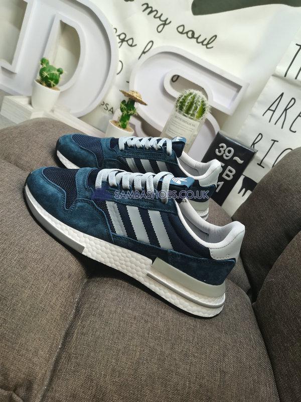 Adidas ZX 500 Boost "Blue Night Grey" - Blue Night/Grey - F36882-1 Classic Originals Shoes