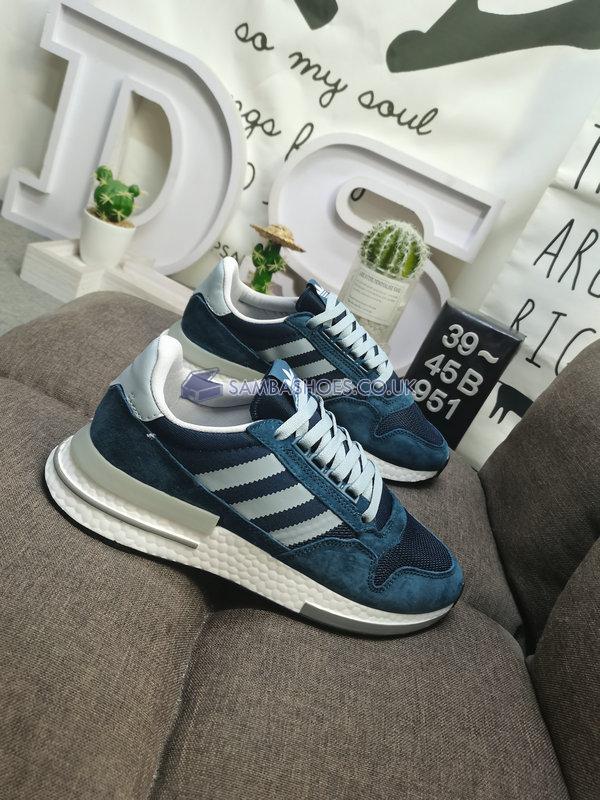 Adidas ZX 500 Boost "Blue Night Grey" - Blue Night/Grey - F36882-1 Classic Originals Shoes