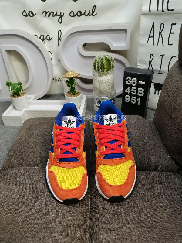 Adidas Dragon Ball Z x ZX 500 RM "Son Goku" - Orange/Collegiate Royal/Hi-Res Red - D97046 Classic Originals Shoes