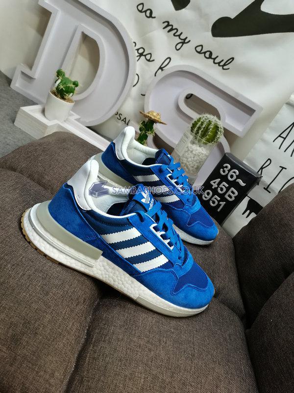 Adidas Sneakersnstuff x ZX 500 RM "Blue Night" - Blue Night/Grey Tour-Grey Four/White - F36882 Classic Originals Shoes