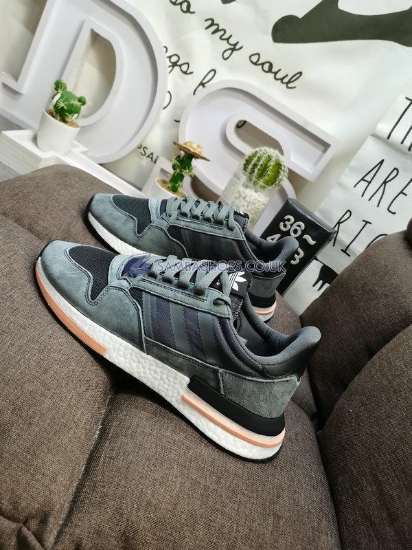 Adidas ZX 500 RM "Grey Orange" - Grey Five/Footwear White/Clear Orange - B42217 Classic Originals Shoes