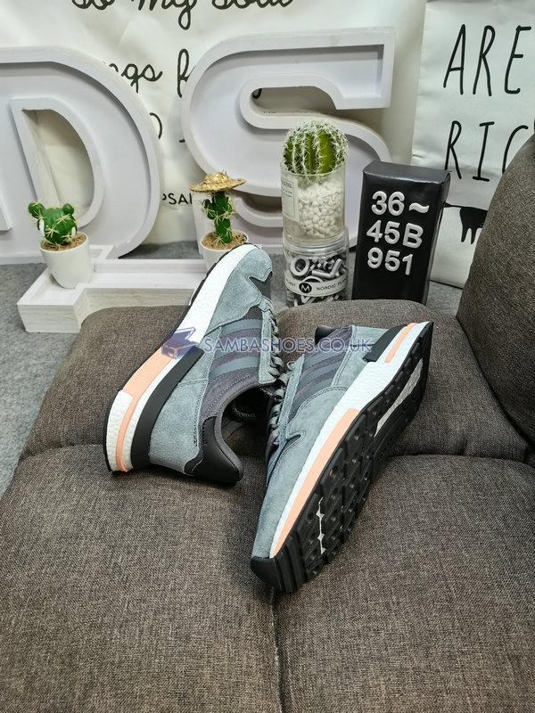 Adidas ZX 500 RM "Grey Orange" - Grey Five/Footwear White/Clear Orange - B42217 Classic Originals Shoes