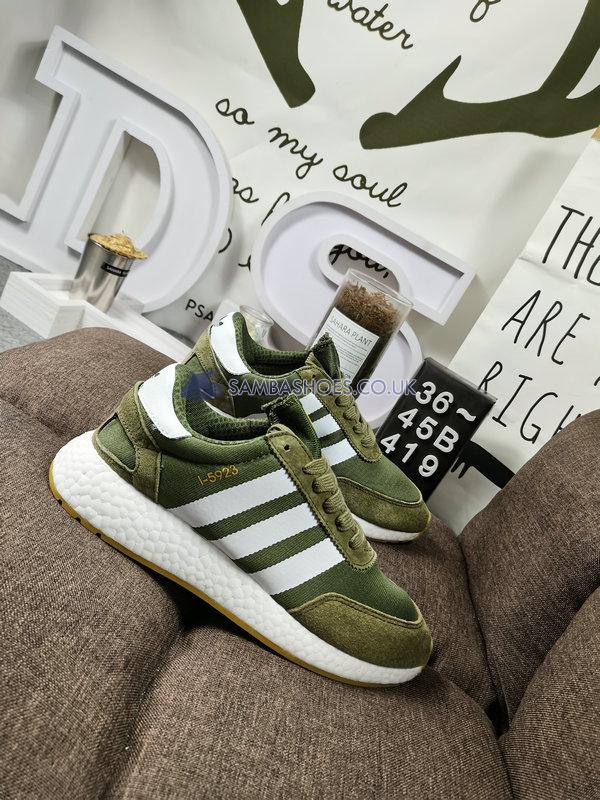 Adidas I-5923 "Base Green" - Base Green/Cloud White/Gum - CQ2492 Classic Originals Shoes