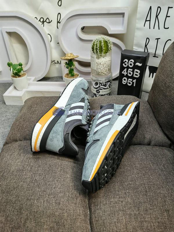 Adidas ZX 500 RM "Grey Yellow" - Grey Five/Black/Footwear White/Yellow - B42388 Classic Originals Shoes