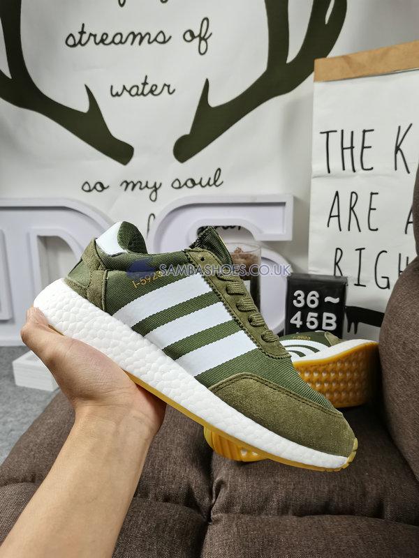 Adidas I-5923 "Base Green" - Base Green/Cloud White/Gum - CQ2492 Classic Originals Shoes