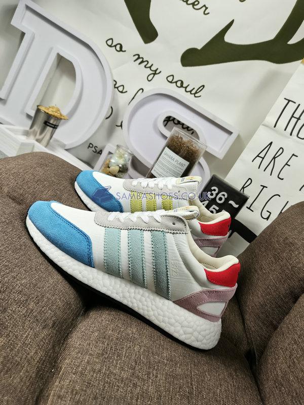 Adidas I-5923 "Pride" - Cream White/Cloud White/Core Black - B41984 Classic Originals Shoes