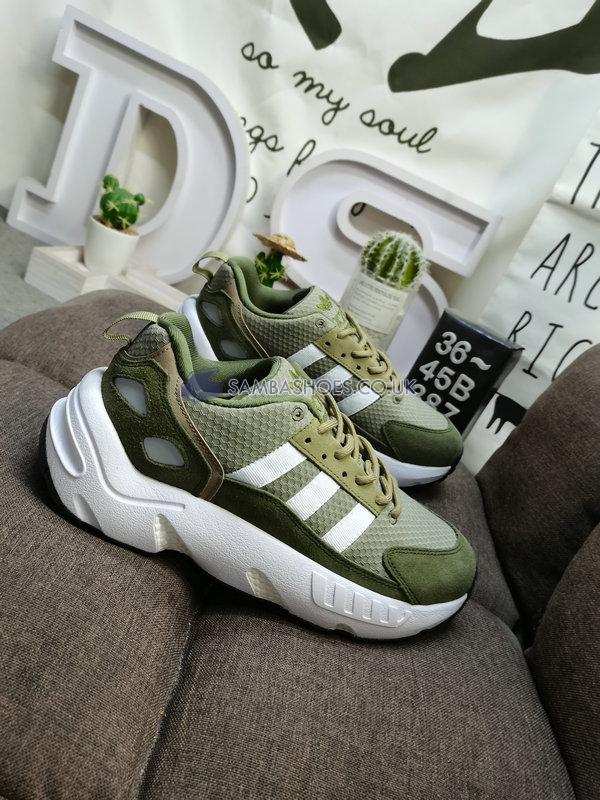 Adidas ZX 22 Boost "Orbit Green White" - Orbit Green/White - GX2040 Classic Originals Shoes