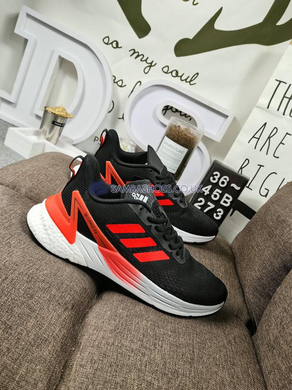 Adidas Response Super "Black Solar Red" - Core Black/Solar Red/Halo Silver - FZ1975 Classic Running Shoes