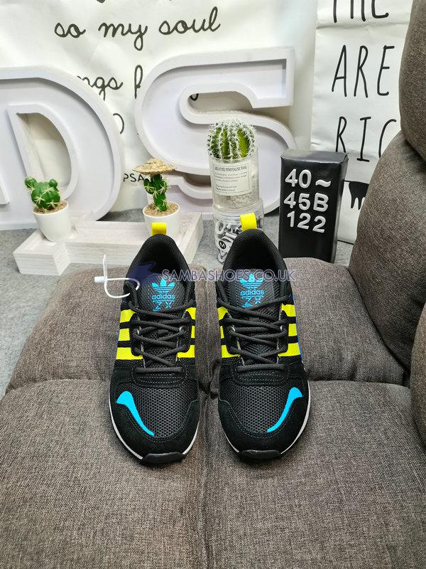 Adidas ZX 700 HD "Black Yellow" - Black/Acid Yellow/Sonic Aqua - GX8940 Classic Originals Shoes