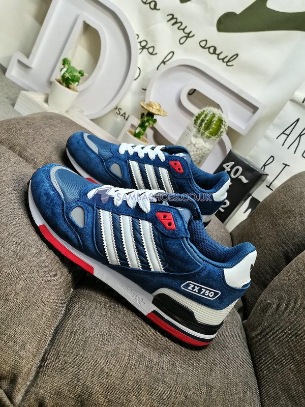 Adidas ZX 750 "Blue White Red" - Blue/White/Red - FY1497-1 Classic Originals Shoes