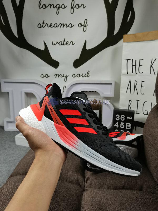 Adidas Response Super "Black Solar Red" - Core Black/Solar Red/Halo Silver - FZ1975 Classic Running Shoes