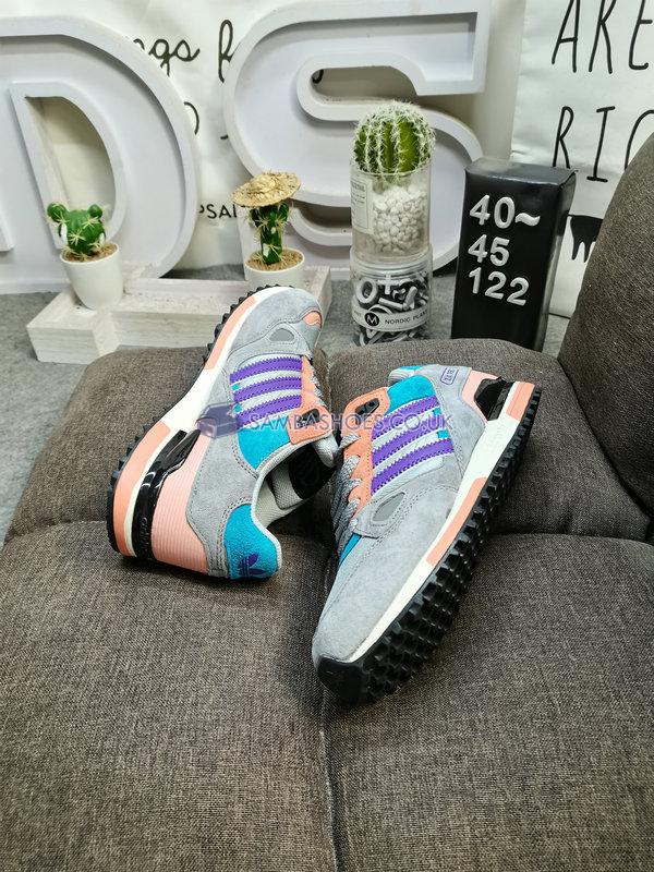 Adidas ZX 750 "Grey Orange Purple" - Grey/Orange/Purple/Blue - HQ6680-1 Classic Originals Shoes