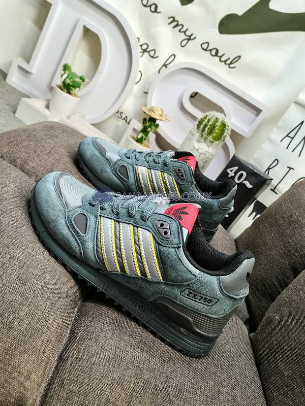 Adidas ZX 750 "Dark Green" - Dark Green/Silver/Yellow/Grey - IF4903-1 Classic Originals Shoes