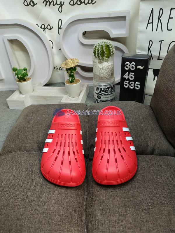 Adidas Adilette Clog "Vivid Red" - Vivid Red/Cloud White/Vivid Red - GZ5887 Classic Originals Shoes