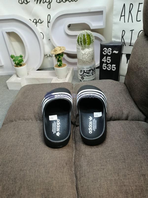 Adidas adiFOM Adilette Slide "Black White" - Core Black/Cloud White/Core Black - HQ7218 Classic Originals Shoes